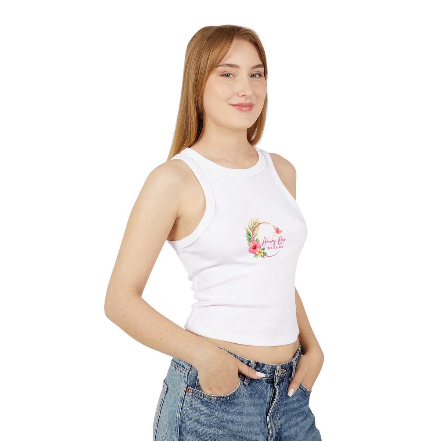 Honey Bee Dreams Ribbed Crop Top