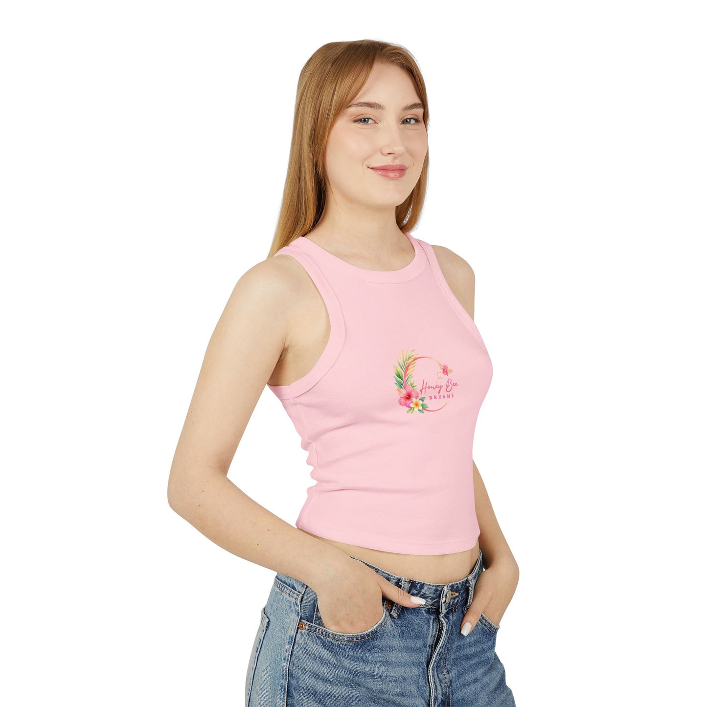 Honey Bee Dreams Ribbed Crop Top