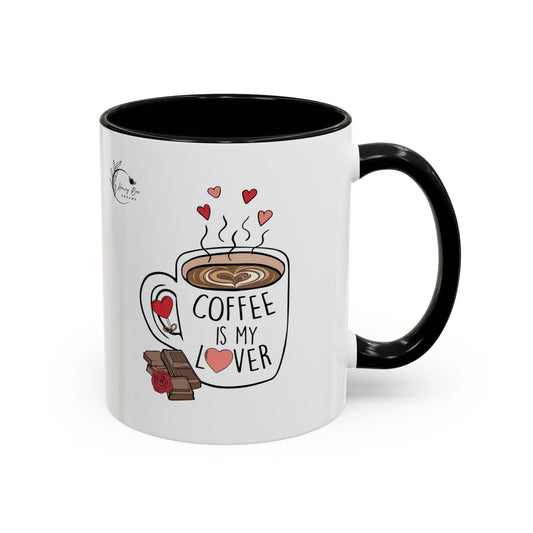 Coffee Mug - Coffee is My Lover Accent Mug (11, 15oz)